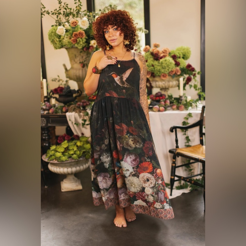 ⭐️Market of Stars⭐️ FLIGHT OF FANCY BOHÉME SLIP DRESS
